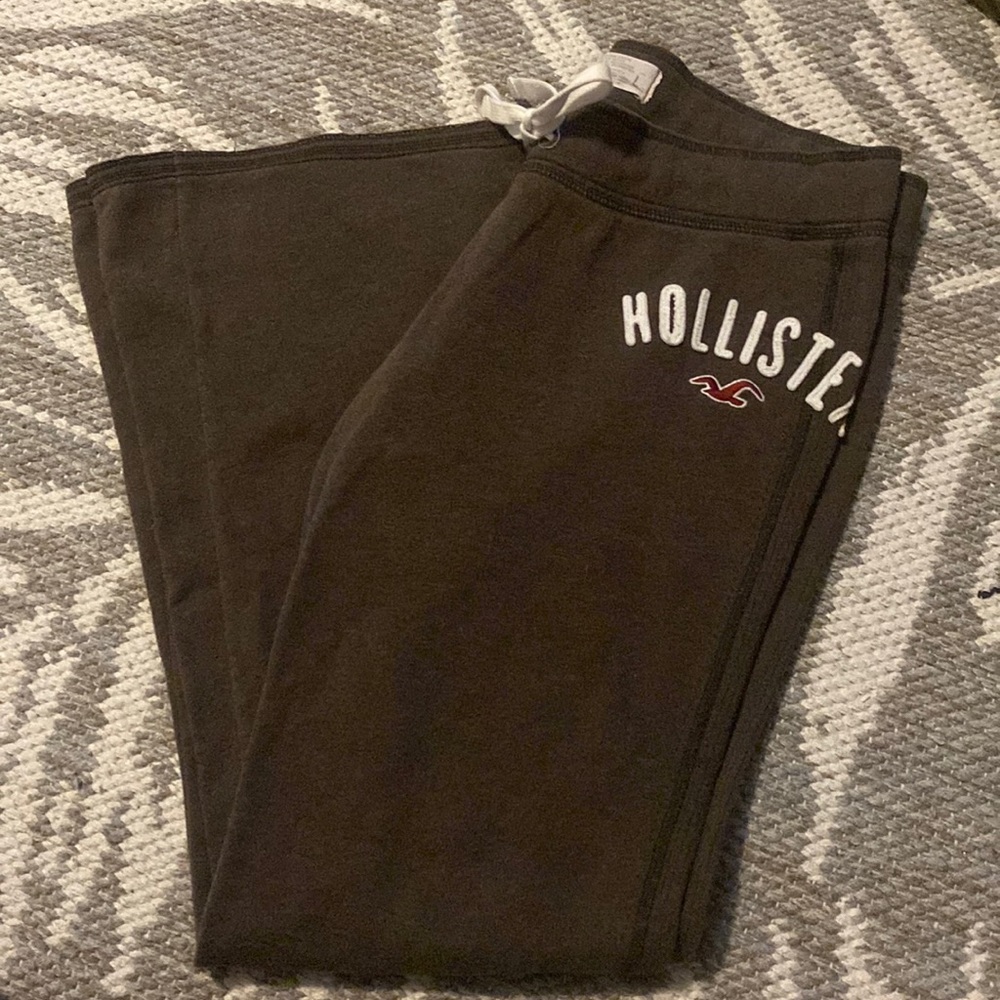 Hollister brown flare sweatpants size large